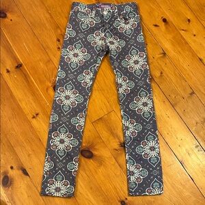 Old Navy Size 10 Patterned Skinny Pants